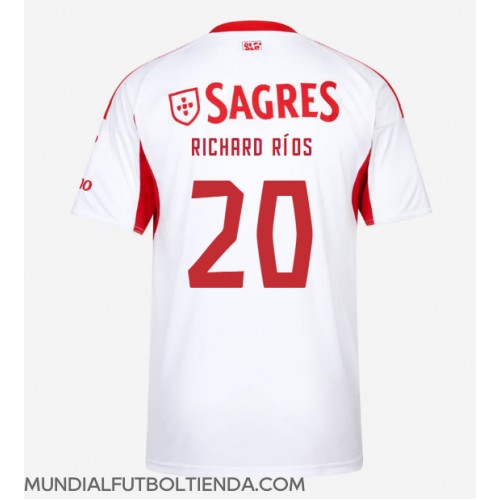 Camiseta Benfica Richard Rios #20 Tercera Equipación Replica 2025-26 mangas cortas